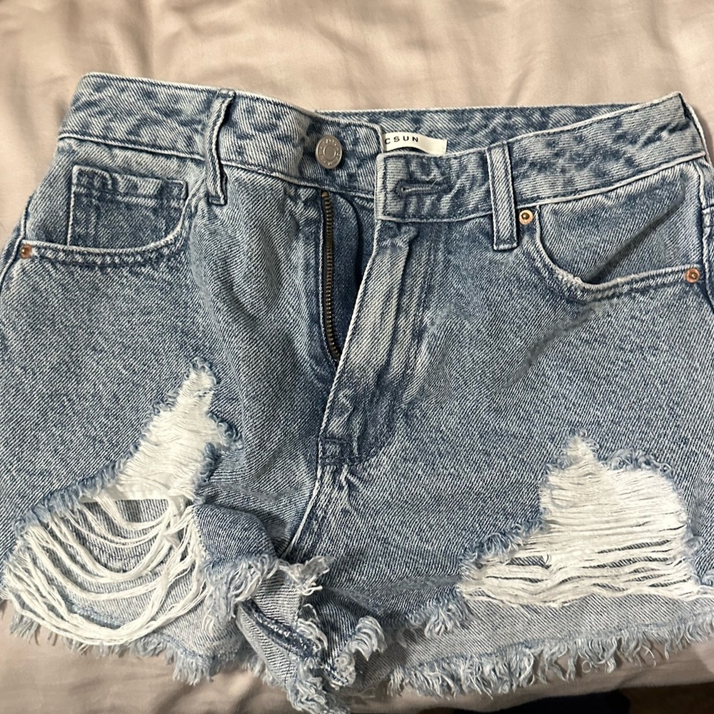 PacSun denim shorts